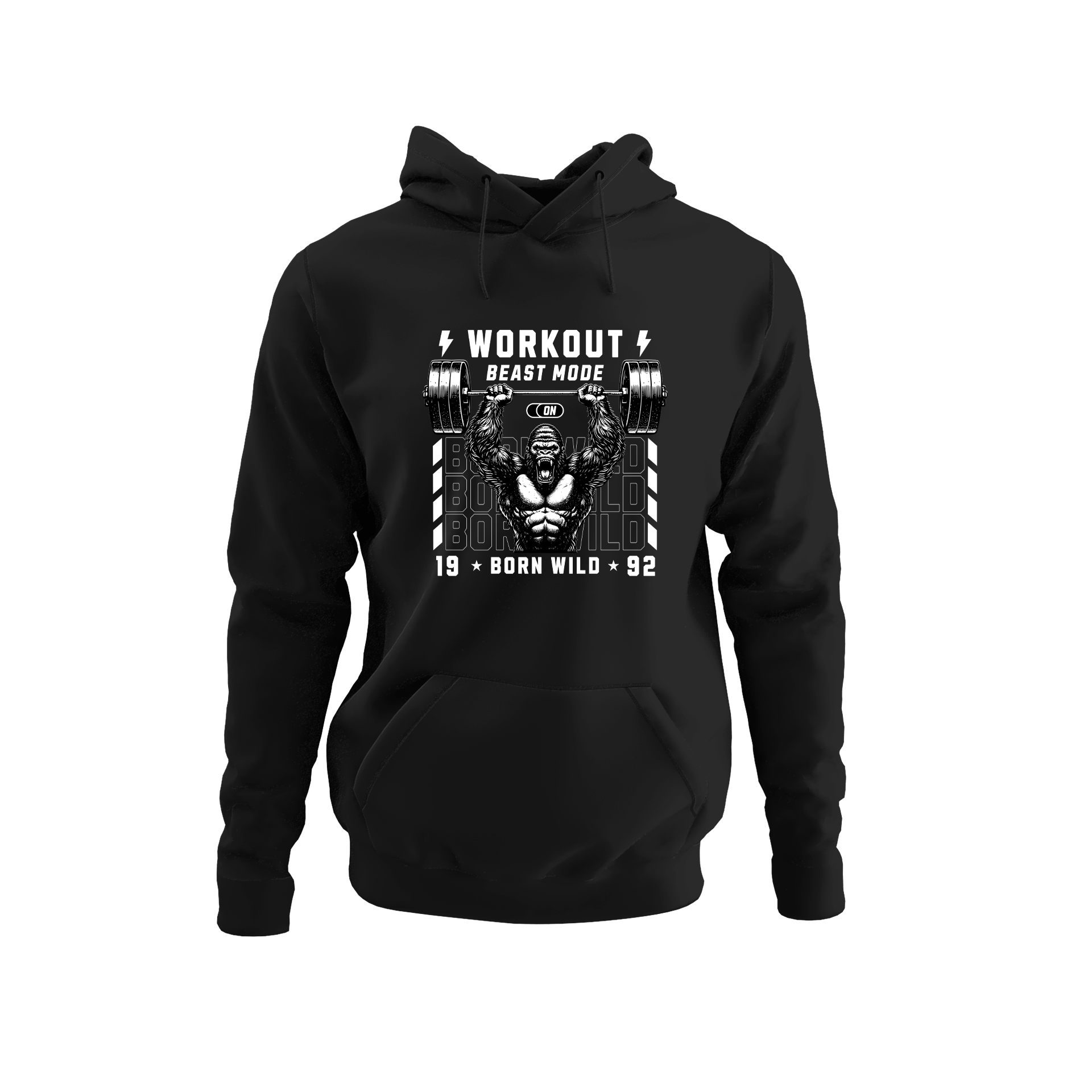 Alfaq Gorilla bodybuilding Hoodie
